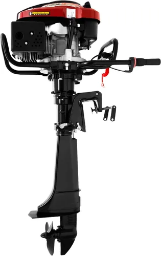 Miniatura 17 de Motor fuera de borda de 3.5 HP, motor fuera de borda de 2 tiempos de 49 CC de alta resistencia, motor fuera de borda HANGKAI, motor de barco
