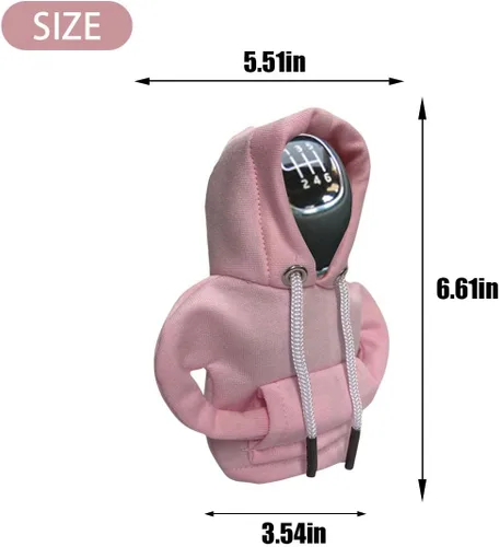 Miniatura 2 de Capucha de Cambio de Marchas para Coche, Funda de Pomo de Cambio a la Moda, Mini Capucha para Cambio Automático, Adornos Interesantes