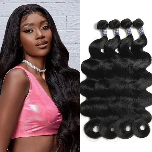 Miniatura 17 de Amella 3 paquetes de 3 mechones de cabello virgen brasileño ondulado (8, 10, 12 pulgadas), negro natural) 8A, 100% sin procesar, cabello humano