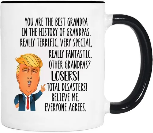 Taza divertida con texto en inglés "You Are The Best Grandpa In The History (You Are The Best Grandpa In The History - Taza divertida para abuelo)"