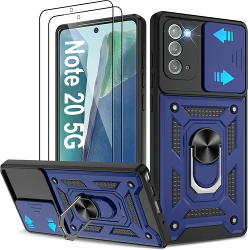 Miniatura 81 de ATUMP Funda para OnePlus Nord N200 5G con protector de pantalla HD con cubierta para cámara deslizante, soporte de anillo de rotación de 360°