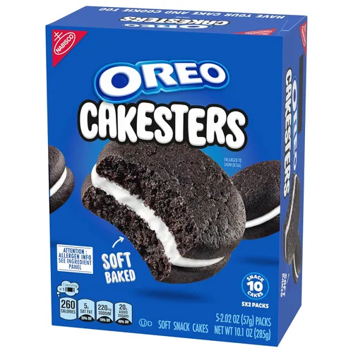 Miniatura 13 de OREO Cakesters Soft Snack Cakes, 12 paquetes de 5 unidades (60 paquetes de bocadillos en total)