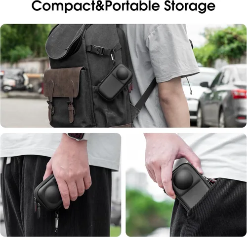 Miniatura 5 de STARTRC VCR Funda de transporte para Insta360 X4 Air (para tapa de lente original), bolsa de almacenamiento, cubierta protectora de viaje, carcasa