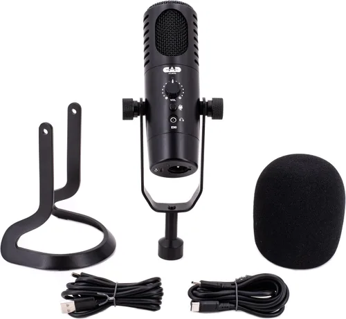 Miniatura 4 de CAD Audio Micrófono dinámico de transmisión de dirección frontal E90 - Salidas XLR y USB-C