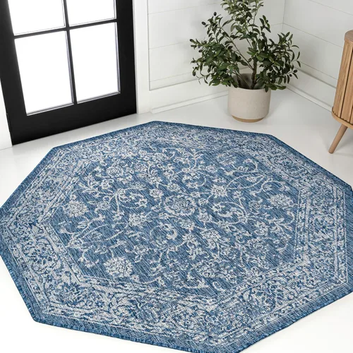 Miniatura 31 de JONATHAN Y Alfombra de pasillo floral tejida para interiores y exteriores 2X8, color crema/verde, tela bohemio texturizada para el patio trasero