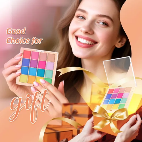 Miniatura 4 de Set de paleta de polvo de pigmento para uñas, 16 colores Ombre con 100 piezas de esponjas y pinzas, uñas francesas Aura Ombre, pincel de uñas
