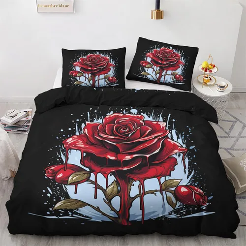 Miniatura 30 de Funda de edredón de ancla, tamaño individual, juego de cama náutico, 2 piezas, funda de edredón con patrón de microfibra suave con lazos