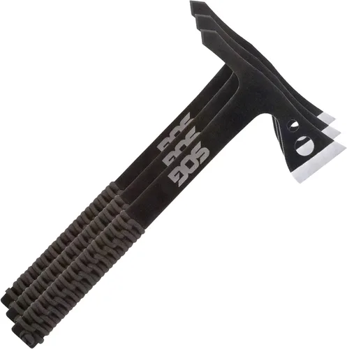 Miniatura 6 de SOG Specialty Knives & Tools Throwing Hawks - Paquete de 3 cuchillos arrojadizos de acero de una pieza con funda de transporte de nailon