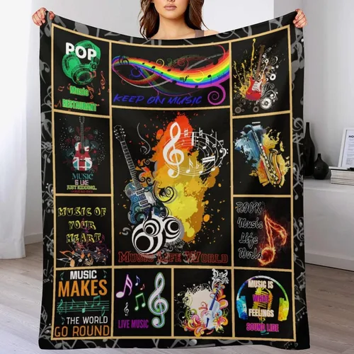 Miniatura 11 de Manta de regalo de bailarín, manta de franela suave y cálida, regalos para amantes de la danza, mantas inspiradoras de baile y mantas