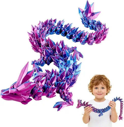 Miniatura 9 de Rapean Paquete de 6 huevos de dragón 3D impresos con dragón dentro, rellenos para cesta de Pascua, mini juguetes de misterio de cristal de Pascua