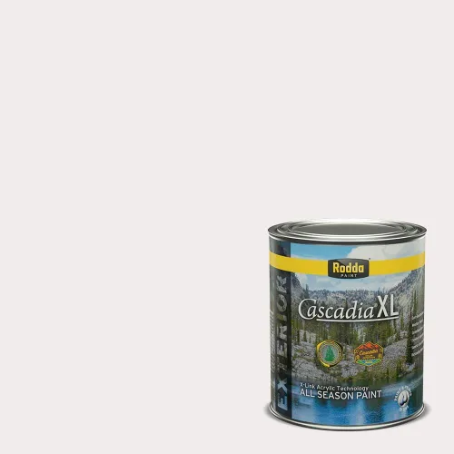 Miniatura 60 de Rodda Paint CASCADIA XL - Pintura e imprimación satinada para exteriores en uno, cuarto de galón, blanco abstracto