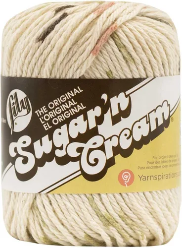 Miniatura 52 de Lily Sugar'N Cream - Ovillo de camuflaje rosa de gran tamaño, paquete de 6 unidades de 3.00 oz/3 onzas, algodón, 4 medianos (peinado), 150 yardas