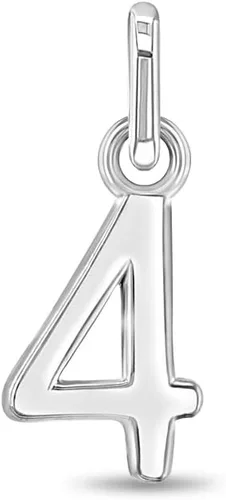 Miniatura 7 de In Season Jewelry 925 Sterling Silver Small Polished Numbers Charm For Little Girls Charm Bracelet 1-0 - Special Graduation Year Charm For Little