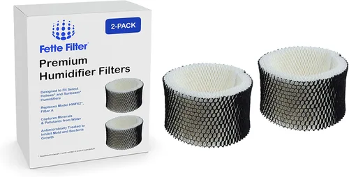 Fette Filter -2 filtros humidificadores compatibles con Holmes & Sunbeam humidificador filtro A, HWF62 HWF62CS HWF62D (paquete de 2)
