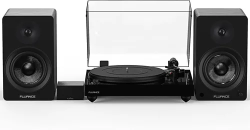 Miniatura 14 de Fluance Reference RT82 Tocadiscos de vinilo de alta fidelidad con preamplificador de fono PA10 y altavoces Ai61 de 6,5 pulgadas, cartucho Ortofon