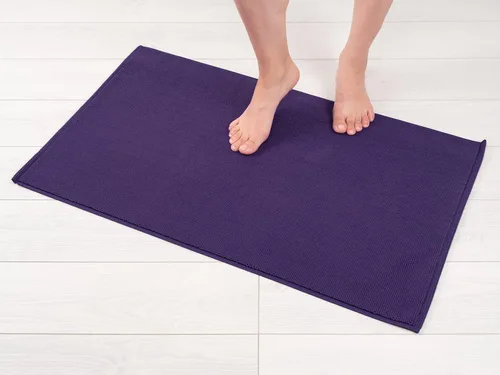 Miniatura 33 de American Soft Linen - Alfombra de baño antideslizante, 100% de algodón, 17 x 24 pulgadas, alfombras de baño lavables, tapetes peludos, color beige