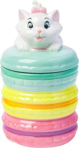 Miniatura 26 de Silver Buffalo Disney Alicia en el País de las Maravillas Flores y Setas Tarro de Vidrio para Galletas, Snacks y Dulces con Tapa (Pequeño)