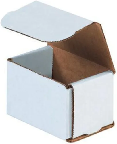 Miniatura 8 de Secure Seal Cajas de envío – Sobres de 5 x 5 x 3 pulgadas – Embalaje de cartón corrugado plegable blanco para correo, mudanza, almacenamiento