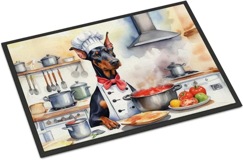 Miniatura 67 de Caroline's Treasures DAC6179MAT Affenpinscher - Tapete para puerta delantera, para interiores y exteriores, para entrada, antideslizante, lavable