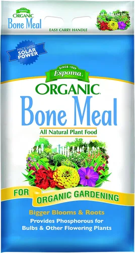 Espoma Fertilizante orgánico de harina de huesos 4-12-0. Fuente de alimento vegetal totalmente natural de nitrógeno y fósforo para jardinería