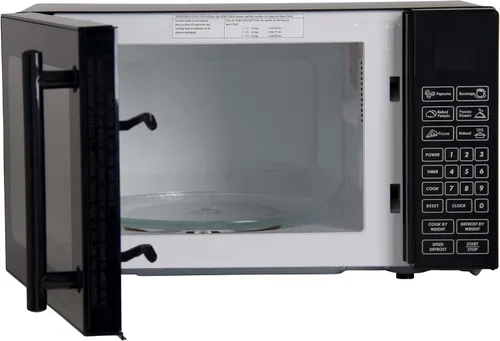 Miniatura 4 de Avanti MT81K1BH Horno microondas compacto de 700 vatios con 6 ajustes de cocción preestablecidos, descongelación de velocidad, panel de control