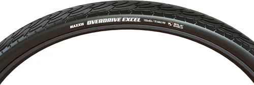 Miniatura 3 de MAXXIS Overdrive Excel - Wire Bead - Single Compound, SilkShield Grooved Slick Design for All-Weather Grip