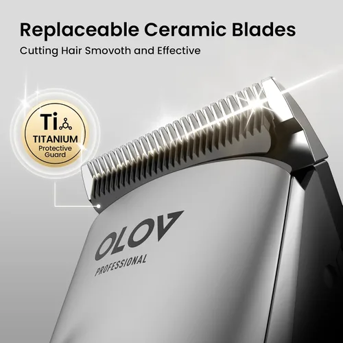 Miniatura 3 de Cortapelos para hombres, kit de cortapelos inalámbrico, ajuste ajustable de 4 longitudes, ajustes de 2 velocidades, cabezales de cuchilla