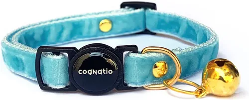 Miniatura 6 de Collares de gato Cognatio de liberación rápida con seguridad, doble terciopelo con campana, disponibles en varios colores, perfectos para tu gatito
