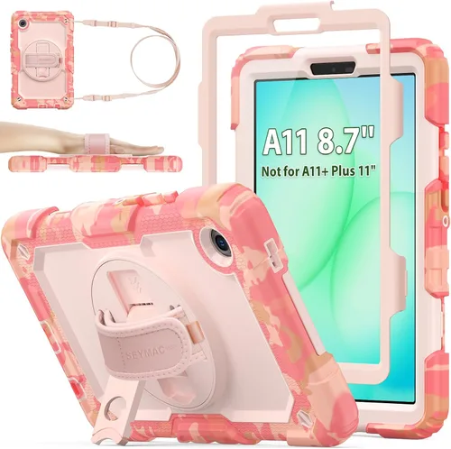 Miniatura 17 de SEYMAC stock Funda para Samsung Galaxy Tab A8 de 10.5 pulgadas, funda de protección contra caídas de cuerpo completo con protector de pantalla