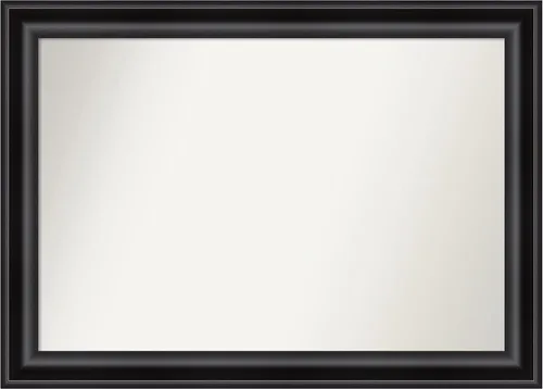 Miniatura 309 de Amanti Art Espejo personalizado, espejo de baño negro puente, espejo de pared o espejo de tocador de baño sobre el fregadero (26 x 26 pulgadas)