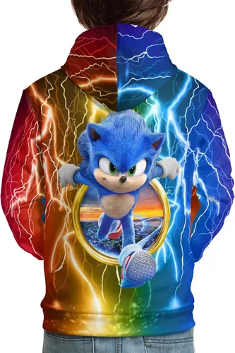 Miniatura 3 de efhnlna Boys and Girls 3D Printed Fashion Pullover Sweatshirt Youth Cartoon Novelty Hoodie Sports Tops