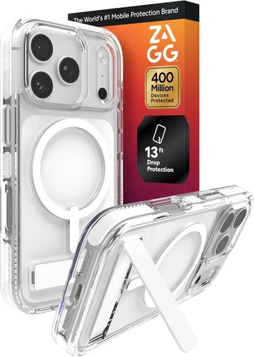 Miniatura 47 de ZAGG Santa Cruz Snap - Funda con función atril para iPhone 16 Pro Max, compatible con MagSafe, protección contra caídas de grado militar de 13 pies