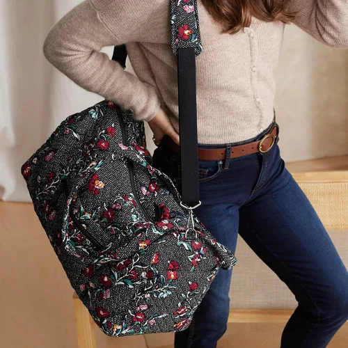 Miniatura 7 de Vera Bradley Bolsa de viaje mediana de algodón para mujer
