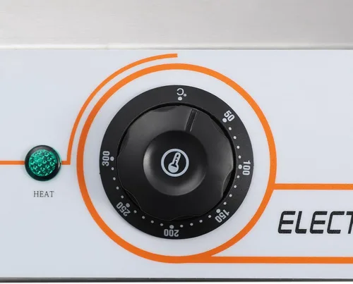 Miniatura 7 de DYRABREST Parrilla de barbacoa eléctrica profesional de 1800 W de acero inoxidable para cocina interior/exterior con temperatura ajustable