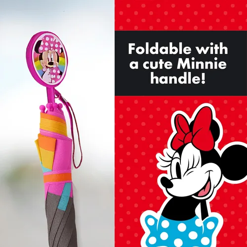Miniatura 22 de Disney Paraguas para niños, Frozen/Princesa/Minnie Mouse para niños pequeños y niñas de 3 a 6 años