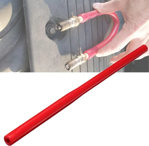 VICASKY Herramienta de bujía, enchufe de bujía de goma roja para automóviles y motocicletas, removedor de instalación portátil para motocicletas