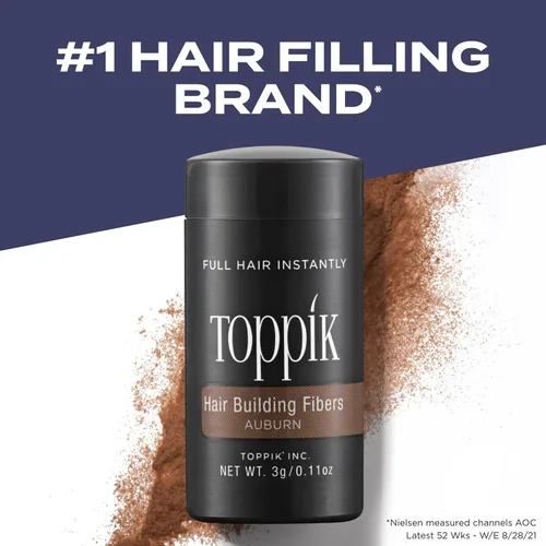 Miniatura 2 de Toppik Hair Building Fibers, Fill In Fine or Thinning Hair Instantly Thicker, Fuller Looking Hair 9 Shades,4 size options