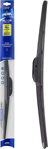 Miniatura 10 de PEAK Silicone Plus - Escobilla para parabrisas híbrida todo clima de 13 pulgadas, escobilla de parabrisas frontal premium de reemplazo con conector