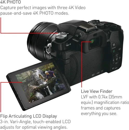 Miniatura 17 de Cámara Panasonic Lumix DMC-G85KBODY de lentes intercambiables, sin espejo, 4K, cuerpo solamente, 16 megapíxeles, negro