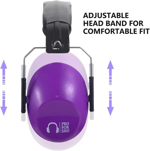Miniatura 3 de Pro For Sho 34dB NRR - Orejeras de protección auditiva, NRR más alta en diseño compacto, protección auditiva para disparar, cortar y trabajar