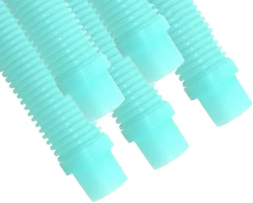 Puri Tech Paquete de 5 mangueras universales para limpieza de piscinas de 48 pulgadas de largo, color aguamarina para Kreepy Krauly, Baracuda G3, G4