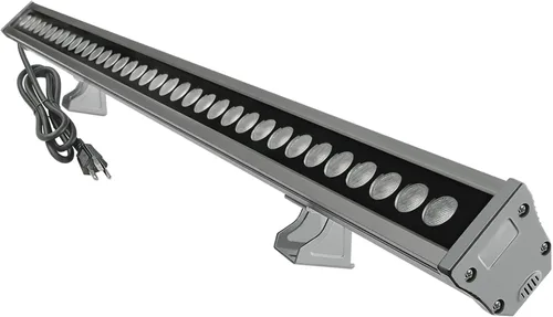Barra de luz LED de 36 W, tira lineal de luz diurna de 4000 lm 5000 K, iluminación de señalización exterior enchufable de 120 V, válvula antivaho