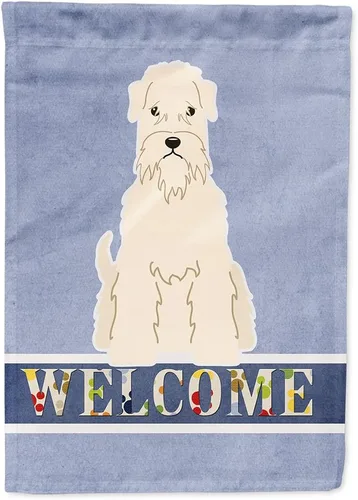 Miniatura 209 de Caroline's Treasures BB5622GF Airedale - Bandera de bienvenida para jardín, bandera decorativa para patio, exteriores, patio, parterres
