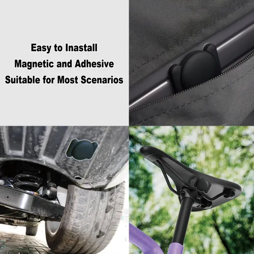 Miniatura 4 de Rastreador GPS de coche para vehículos en todo el mundo rastreador GPS para vehículos funciona con Find My (solo iOS), localizador antipérdida