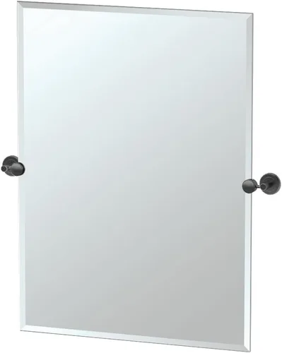 Miniatura 15 de Gatco Latitude II Espejo rectangular, Metal, 24 pulgadas