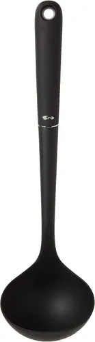 Miniatura 5 de OXO Good Grips - Pinzas de 12 pulgadas con cabezales de nailon y cucharón de nailon Good Grips, color negro, talla única
