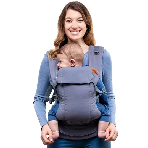 Miniatura 4 de Beco Gemini Portabebés desde Recién Nacido hasta Niño Pequeño - Portabebés Ergonómico Certificado para Bebés y Niños de 7-35 libras - Forma M, Gris