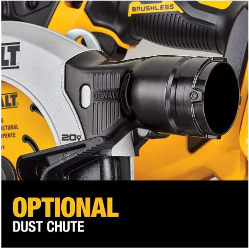 Miniatura 4 de DEWALT Sierra circular inalámbrica sin escobillas de 20 V MAX* 6-1/2 pulgadas, solo herramienta (DCS565B)