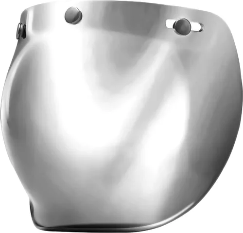 Miniatura 8 de GDM Casco de moto Bubble Shield 3-Snap Button Flip Up Down Universal (Ámbar degradado)