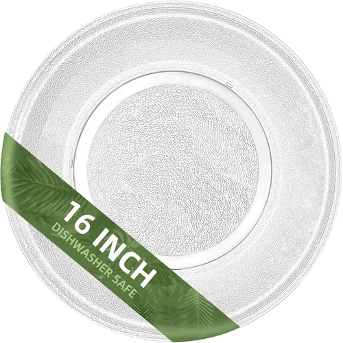 Miniatura 13 de Placa giratoria de vidrio para microondas de 13.5 pulgadas compatible con 5304509621 Frigidaire placa de microondas WB39X10032 13 1/2 pulgadas GE